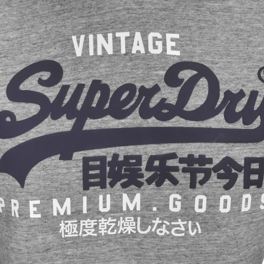 Alternative Image for ProductSuperdry Vintage Logo Hoodie Grey3